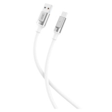 USB кабель XO NB251, MicroUSB, 1.0 м., Белый