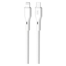USB кабель XO NB-Q231A Apple iPhone SE 2022, iPhone 14 Pro Max, iPhone 14 Plus, iPhone 14 Pro, iPhone 14, iPhone 13 Pro, iPhone 13 Mini, iPhone 13, iPhone 13 Pro Max, iPhone 12 Mini, iPhone 12 Pro Max, iPhone 12 Pro, Lightning, 1.0 м., Білий