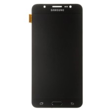 Дисплей Samsung J710 Galaxy J7, c сенсором, без рамки, Super Amoled, Черный
