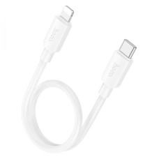 USB кабель Hoco X96 Hyper Apple iPhone SE 2022, iPhone 14 Pro Max, iPhone 14 Plus, iPhone 14 Pro, iPhone 14, iPhone 13 Pro, iPhone 13 Mini, iPhone 13, iPhone 13 Pro Max, iPhone 12 Mini, iPhone 12 Pro Max, Lightning, 0.25 м., Білий