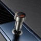 Автомобильное зарядное устройство Hoco Z50 Leader, С кабелем, Lightning, Серебряный