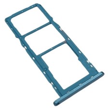 Слот SIM-карти (лоток) Nokia C21 Plus, з роз'ємом карти пам'яті, Синій