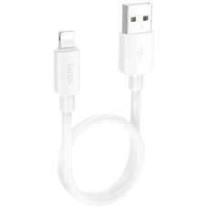 USB кабель Hoco X96 Hyper Apple iPhone SE 2022, iPhone 14 Pro Max, iPhone 14 Plus, iPhone 14 Pro, iPhone 14, iPhone 13 Pro, iPhone 13 Mini, iPhone 13, iPhone 13 Pro Max, iPhone 12 Mini, iPhone 12 Pro Max, Lightning, 0.25 м., Білий