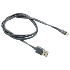 USB кабель Canyon CNS-MFIC2DG Apple iPhone SE 2022, iPhone 14 Pro Max, iPhone 14 Plus, iPhone 14 Pro, iPhone 14, iPhone 13 Pro, iPhone 13 Mini, iPhone 13, iPhone 13 Pro Max, iPhone 12 Mini, iPhone 12 Pro Max, Lightning, 1.0 м., Серый