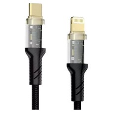 USB кабель Walker C950 Apple iPhone SE 2022, iPhone 14 Pro Max, iPhone 14 Plus, iPhone 14 Pro, iPhone 14, iPhone 13 Pro, iPhone 13 Mini, iPhone 13, iPhone 13 Pro Max, iPhone 12 Mini, iPhone 12 Pro Max, iPhone 12 Pro, Lightning, Чорний