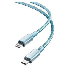 USB кабель XO NB-Q250A Apple iPhone SE 2022, iPhone 14 Pro Max, iPhone 14 Plus, iPhone 14 Pro, iPhone 14, iPhone 13 Pro, iPhone 13 Mini, iPhone 13, iPhone 13 Pro Max, iPhone 12 Mini, iPhone 12 Pro Max, iPhone 12 Pro, Lightning, 1.0 м., Синій