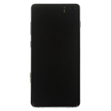 Дисплей Samsung G975 Galaxy S10 Plus, з сенсором, з рамкою, TFT, Білий