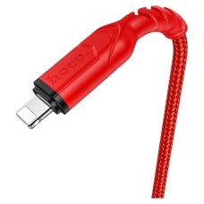 USB кабель Hoco X59 Apple iPhone SE 2022, iPhone 14 Pro Max, iPhone 14 Plus, iPhone 14 Pro, iPhone 14, iPhone 13 Pro, iPhone 13 Mini, iPhone 13, iPhone 13 Pro Max, iPhone 12 Mini, iPhone 12 Pro Max, iPhone 12 Pro, Lightning, 2.0 м., Червоний