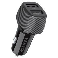 Автомобильное зарядное устройство Walker WCR-31, USB, 3.1 A, Черный