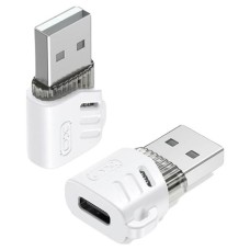 Переходник XO NB256D, Type-C, USB, Белый