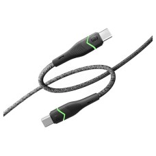 USB кабель Ridea RC-RL15 RGB Light, Type-C, 1.2 м., Черный