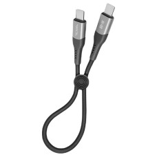 USB кабель Ridea RC-US42 UltraStrong, Type-C, 0.25 м., Чорний