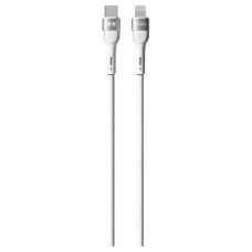 USB кабель Ridea RC-XS51 X-Silicone Apple iPhone SE 2022, iPhone 14 Pro Max, iPhone 14 Plus, iPhone 14 Pro, iPhone 14, iPhone 13 Pro, iPhone 13 Mini, iPhone 13, iPhone 13 Pro Max, iPhone 12 Mini, iPhone 12 Pro Max, Lightning, 1.2 м., Білий