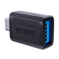 Переходник AceFast J1, Type-C, USB, Черный