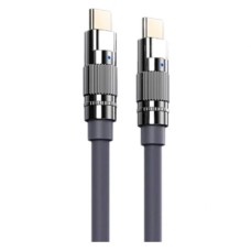 USB кабель Remax RC-C055 Wefon, Type-C, 1.2 м., Сірий