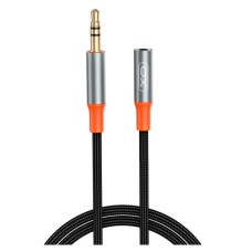 Кабель AUX XO NB-R269A, 3,5 мм., 1.0 м., Чорний