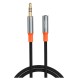 Кабель AUX XO NB-R269A, 1.0 м., 3.5 мм., Черный