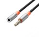 Кабель AUX XO NB-R269A, 1.0 м., 3.5 мм., Черный