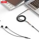 Кабель AUX XO NB-R269A, 1.0 м., 3.5 мм., Черный