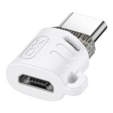 Переходник XO NB256G, Type-C, MicroUSB, Белый