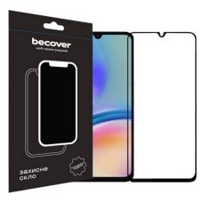 Захисне скло Samsung A055 Galaxy A05, A057 Galaxy A05s, BeCover, Чорний