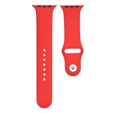 Ремінець Apple Watch 42, Watch 44, Silicone WatchBand, China Red, Червоний