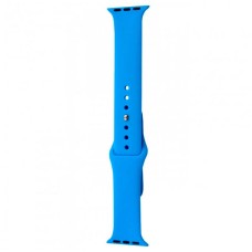 Ремінець Apple Watch 42, Watch 44, Silicone WatchBand, Cornflower, Блакитний