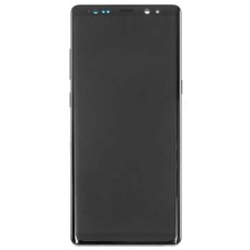 Дисплей Samsung N950 Galaxy Note 8, з сенсором, з рамкою, IPS, Чорний