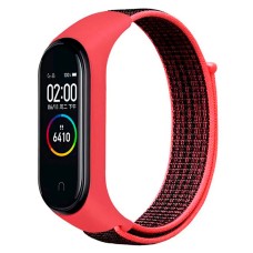 Ремінець Xiaomi Mi Band 3, Mi Band 4, Nylon, Rose Red, Рожевий