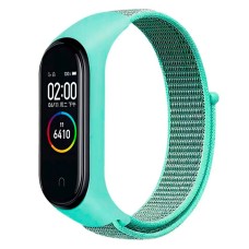 Ремінець Xiaomi Mi Band 3, Mi Band 4, Nylon, Turquoise, Бірюзовий