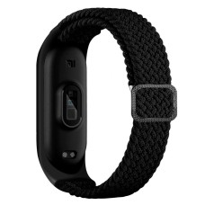 Ремінець Xiaomi Mi Band 3, Mi Band 4, BeCover Elastic Nylon, Чорний
