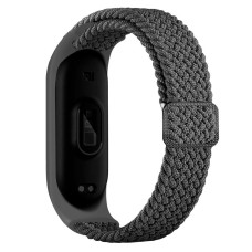 Ремінець Xiaomi Mi Band 3, Mi Band 4, BeCover Elastic Nylon, Сірий