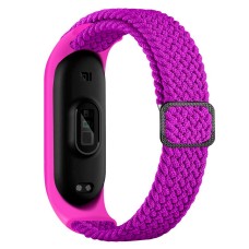 Ремінець Xiaomi Mi Band 3, Mi Band 4, BeCover Elastic Nylon, Фіолетовий