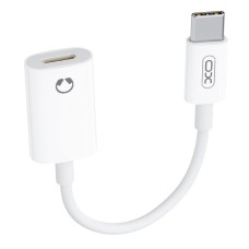 Переходник XO NB-R268B Apple iPhone SE 2022, iPhone 14 Pro Max, iPhone 14 Plus, iPhone 14 Pro, iPhone 14, iPhone 13 Pro, iPhone 13 Mini, iPhone 13, iPhone 13 Pro Max, iPhone 12 Mini, iPhone 12 Pro Max, Lightning, Type-C, 0.12 м., Белый