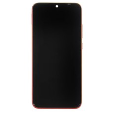 Дисплей Xiaomi Redmi Note 7, Redmi Note 7 Pro, (Original), з сенсором, з рамкою, Червоний