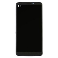 Дисплей LG H900 V10, H901 V10, (PRC), c сенсором, с рамкой, Черный