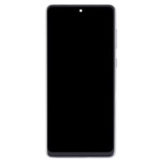 Дисплей Samsung A736 Galaxy A73 5G, з сенсором, з рамкою, Amoled, Білий