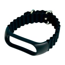Ремінець Xiaomi Mi Band 3, Mi Band 4, Ocean Band, Чорний