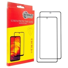 Захисне скло Xiaomi Redmi Note 11, Redmi Note 11S, Dengos, Чорний