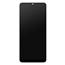 Дисплей Samsung A225 Galaxy A22, з сенсором, без рамки, Amoled, Чорний