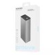 Повербанк (Power Bank) Proove Metalskin, 30000 mAh, Сірий