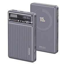 Павербанк (Power Bank) Remax RPP-615 Resion, 10000 mAh, Серый