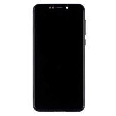 Дисплей Motorola XT1941 Moto One, (High quality), з сенсором, з рамкою, Чорний