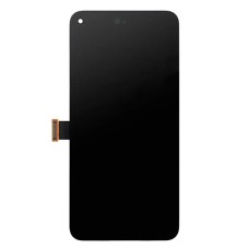 Дисплей Google Pixel 5, (PRC), з сенсором, з рамкою, Чорний