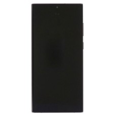 Дисплей Samsung S908 Galaxy S22 Ultra, (High quality), з сенсором, з рамкою, Червоний