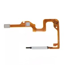 Шлейф Huawei Honor X7, Honor X7a, зі сканером відбитка пальця, Срібний