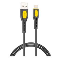 USB кабель XO NB280 Jian Yan Apple iPhone SE 2022, iPhone 14 Pro Max, iPhone 14 Plus, iPhone 14 Pro, iPhone 14, iPhone 13 Pro, iPhone 13 Mini, iPhone 13, iPhone 13 Pro Max, iPhone 12 Mini, iPhone 12 Pro Max, Lightning, 1.0 м., Чорний