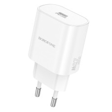 Мережевий зарядний пристрій Borofone BA82A Platinum, Білий