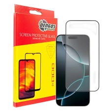 Захисне скло Apple iPhone 16 Pro Max, Dengos, Чорний