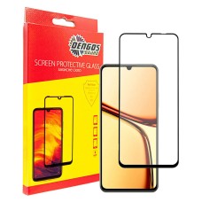 Захисне скло OPPO Realme C61, Realme C63, Dengos, Чорний